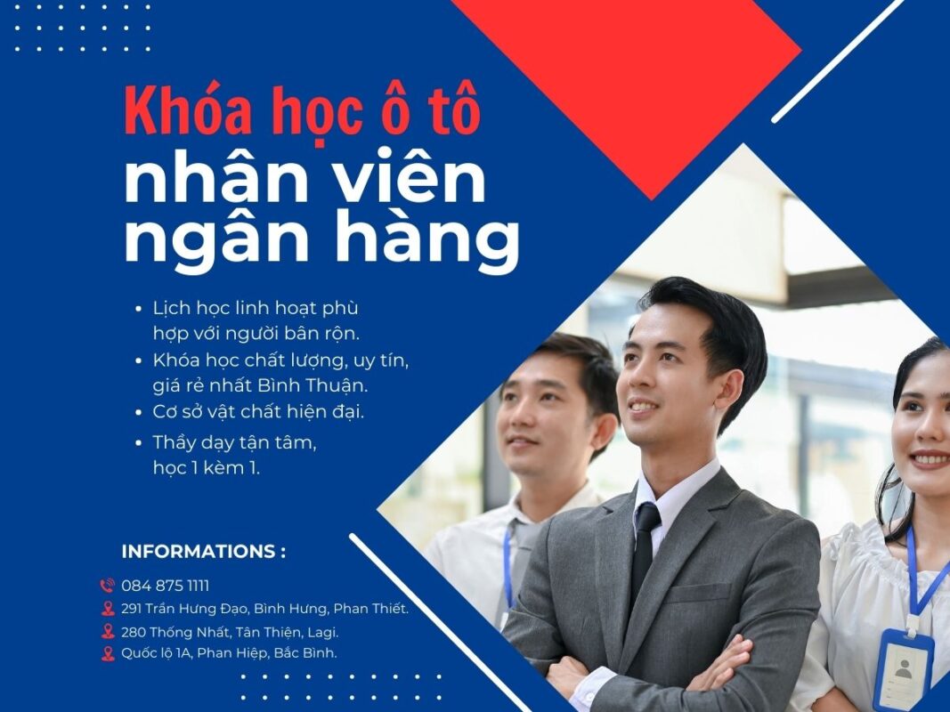 khóa học ô tô cho nhân viên ngân hàng