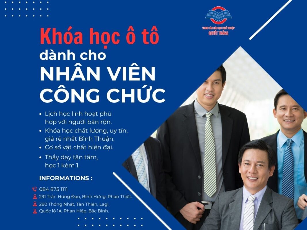 Khóa học ô tô cho nhân viên công chức